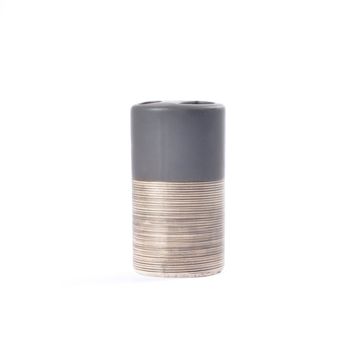 Embossed Lines Detail Bathroom Set