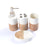 Embossed Lines Detail Bathroom Set