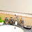 Floral Design Bathroom Set (Black)