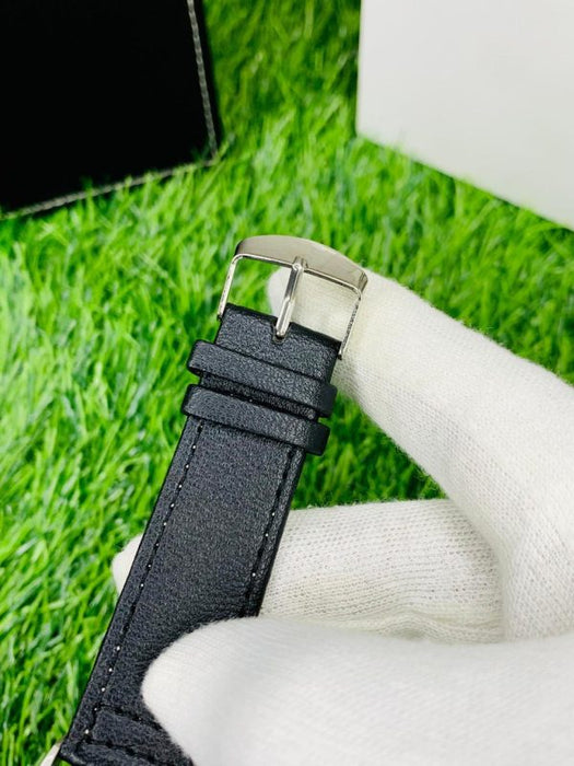 Aa1 Rolex Quartz Swiss Made Stylish Watch Adjustable Leather Strap (black )(brown )